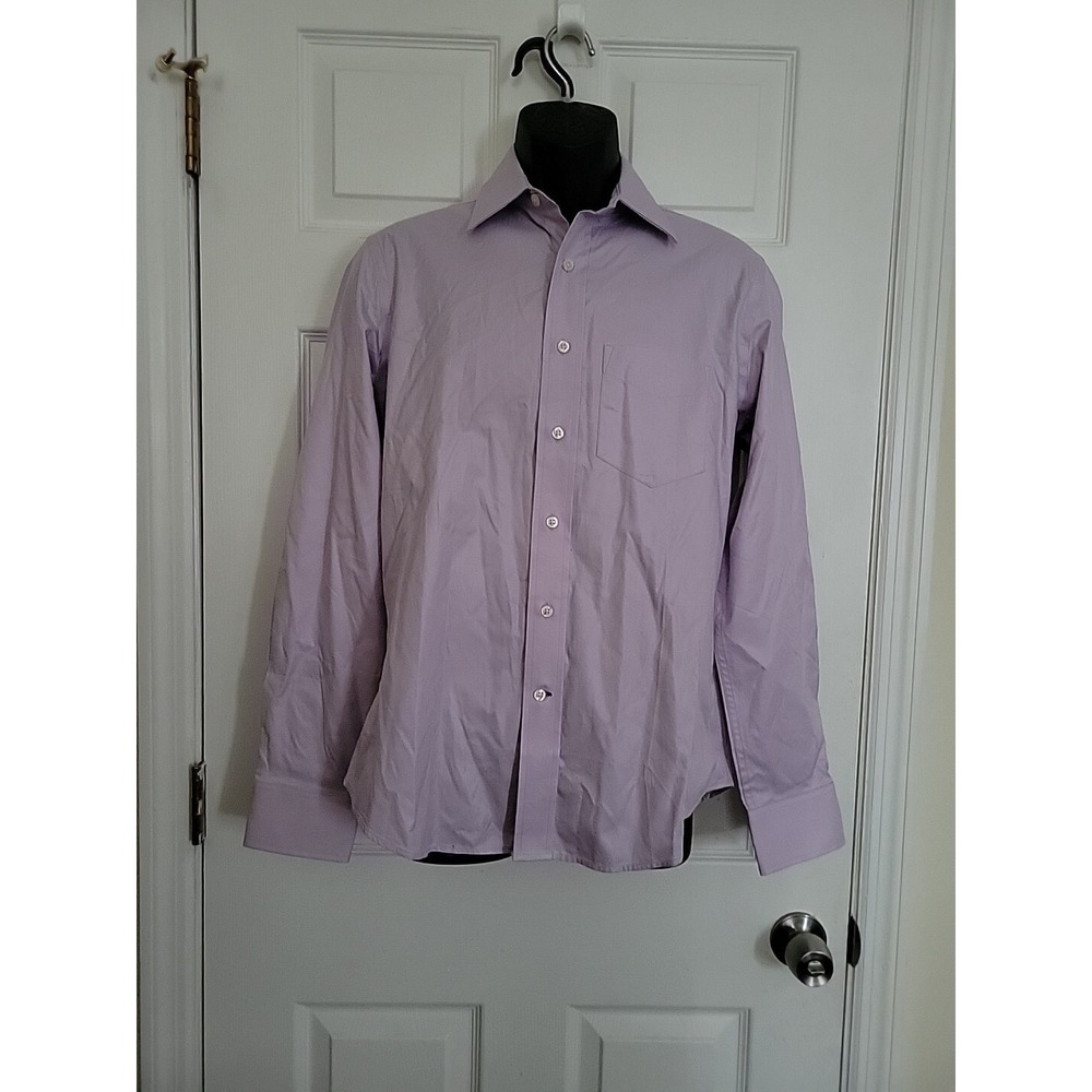 GAP Relaxed Fit Purple Lavender‎ Button Up Dress Shirt Collared Long Men's S